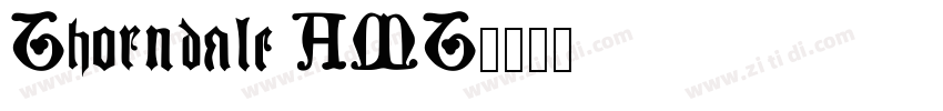 Thorndale AMT字体转换